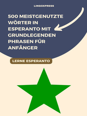 cover image of 500 Meistgenutzte Wörter in Esperanto mit Grundlegenden Phrasen für Anfänger
